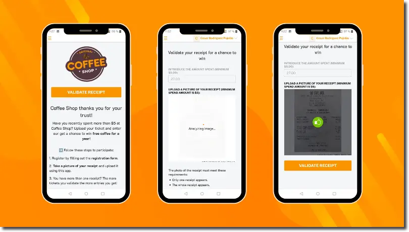 Validate Receipts Promotion