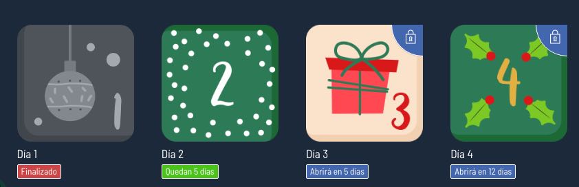 estado ventanas calendario adviento