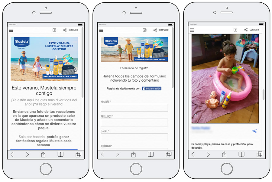 crear concursos de verano: ejemplo de mustela