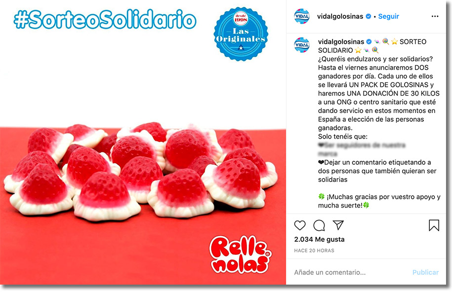 solidaridad en redes sociales durante la cuarentena