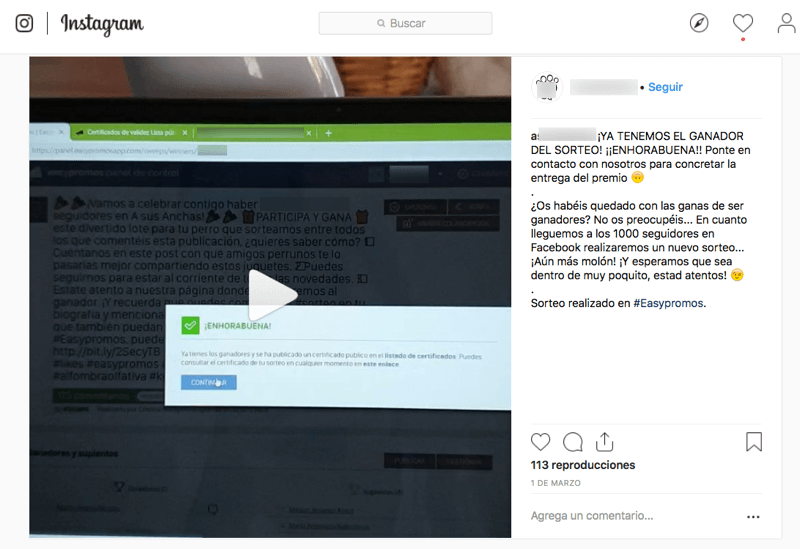 video grabacion espontanea sorteo