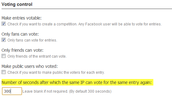 New option: control the frequency of voting per IP New option: control the frequency of voting per IP