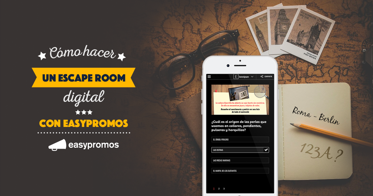 Escape room, crear las pruebas