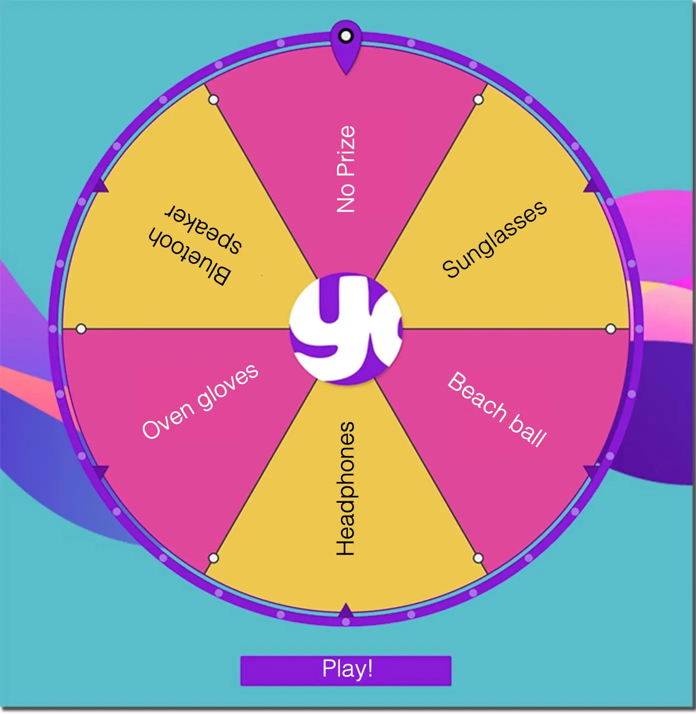 ejemplo de ruleta online de Yoigo