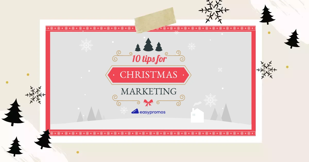 Christams marketing infographic