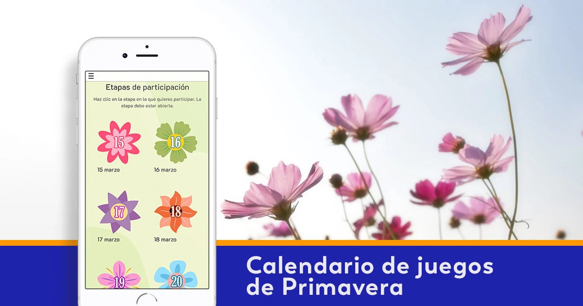 calendario de juegos de primavera