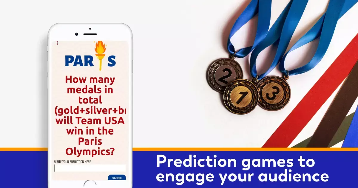 Prediction games to engage your audience