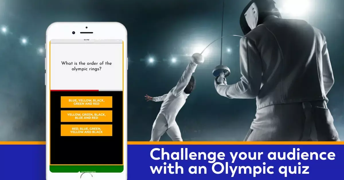 Challenge your audience with an Olympic quiz