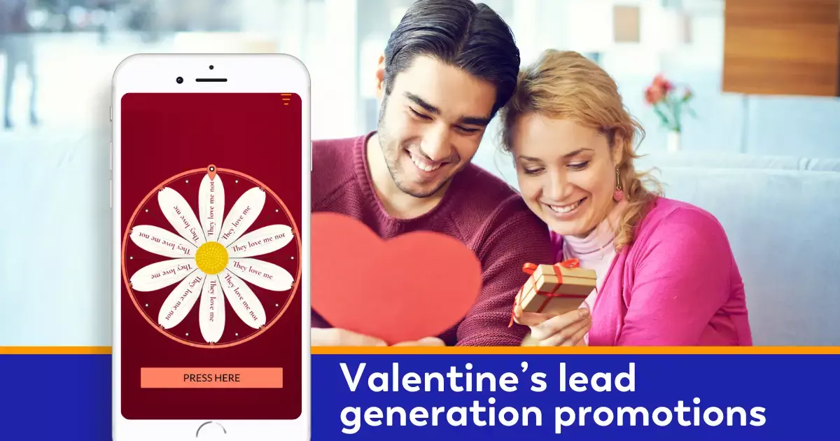 Valentine's lead generation promotions