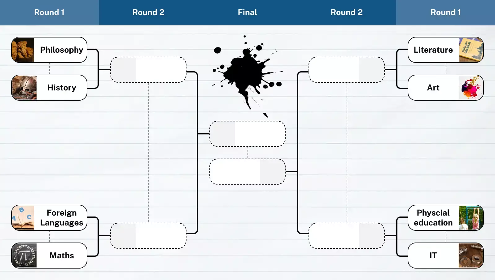 back to school bracket