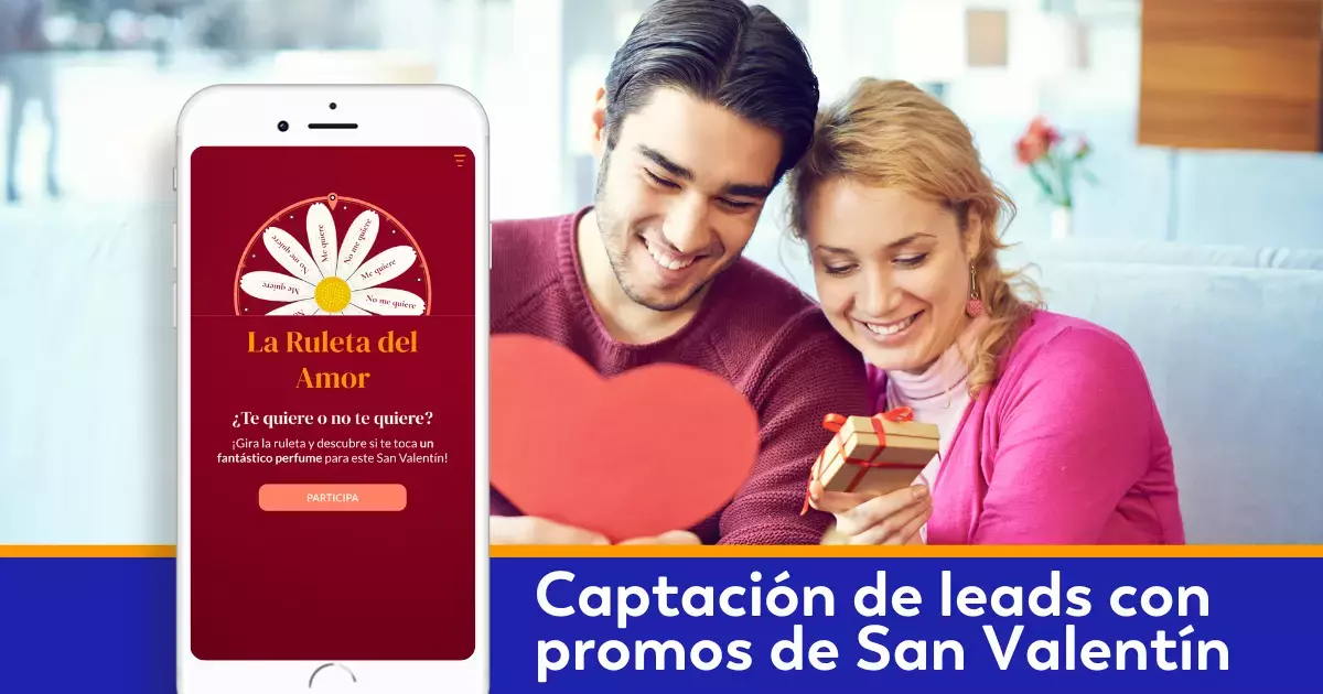 Promociones de San Valentín para captar leads