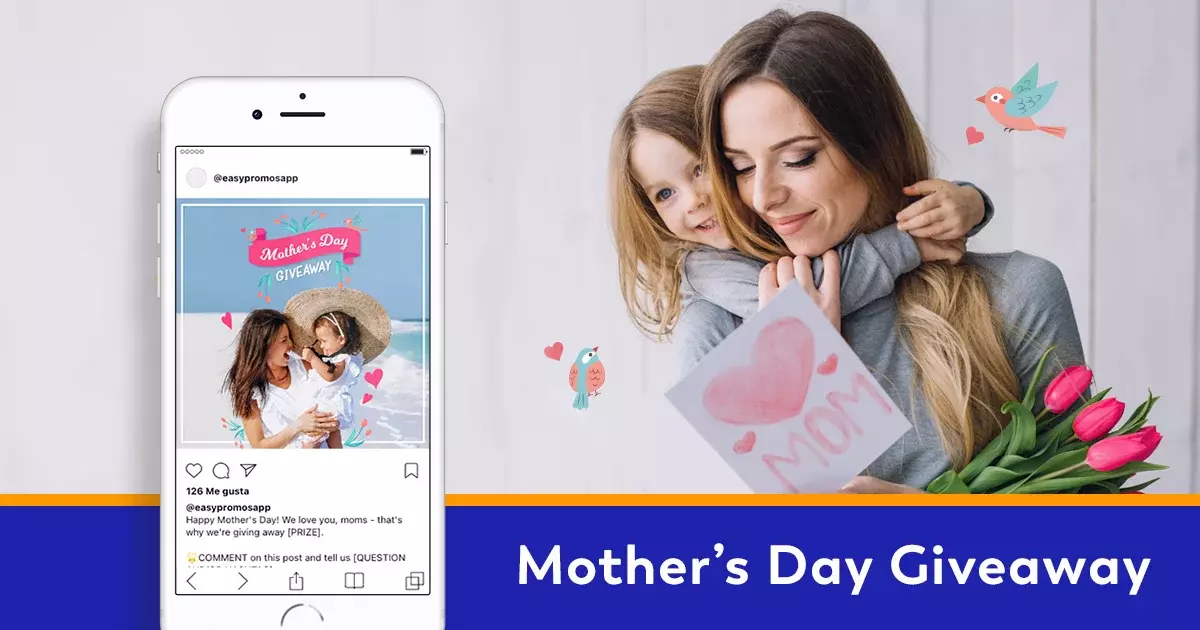 Mother's Day giveaway templates