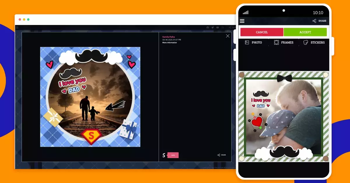 Father's Day Marketing apps to collect UCG