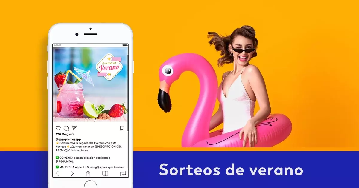 Ejemplo de sorteo de verano