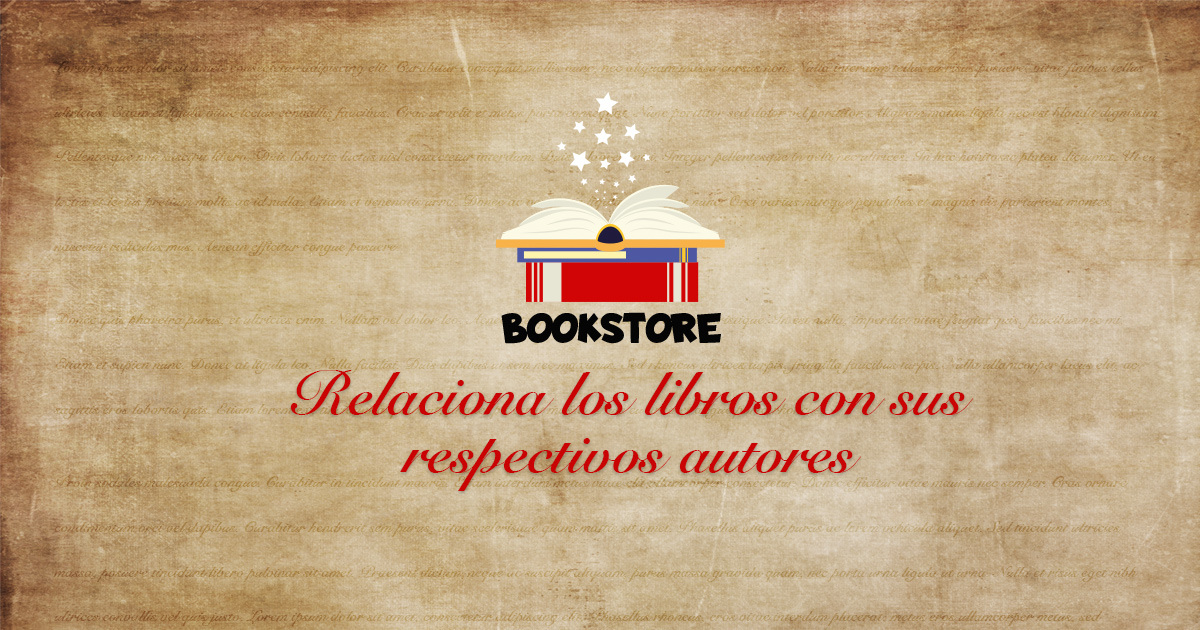 relaciona parejas literarias
